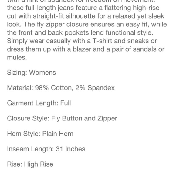 Women's High-Rise Straight Jeans - Universal
Thread™ Medium Wash nwt - Picture 5 of 9